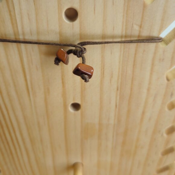 Earth Toned Mixed Material Necklace - Picture 10 of 10